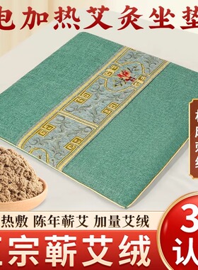 艾灸坐垫电加热陈艾绒艾蒿艾草热敷包毯发热办公室臀部屁股座垫子
