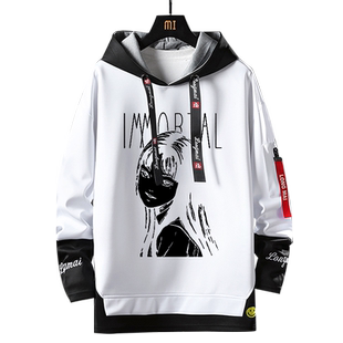 伊藤润二第五人格飘带卫衣川上富江漫画衣服男女秋冬加绒外套上衣