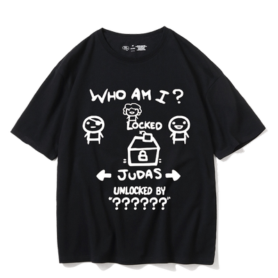 The Binding of Isaac衣服以撒的结合游戏短袖男女纯棉T恤半袖潮