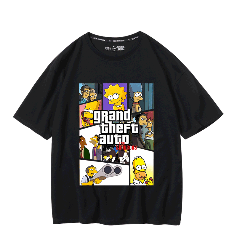 辛普森一家联名周边圆领卫衣T