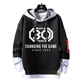 UFC新款MMA综合格斗尊重战斗为你而战男女训练运动连帽卫衣衣服男