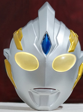 特利迦奥特曼发光面具面罩儿童玩具无毒正版迪迦赛罗德凯奥特武器