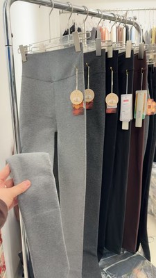2025冬季新款平纹高腰分段压力连裤袜女洋气百搭外穿加绒打底裤潮