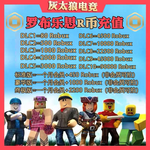 Roblox罗布乐思代充国际服点数