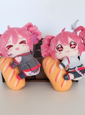 跨境新品重音Teto 法棍面包kasane teto plush 毛绒玩具玩偶公仔