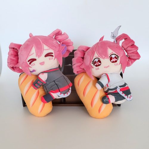 跨境新品重音Teto 法棍面包kasane teto plush 毛绒玩具玩偶公仔