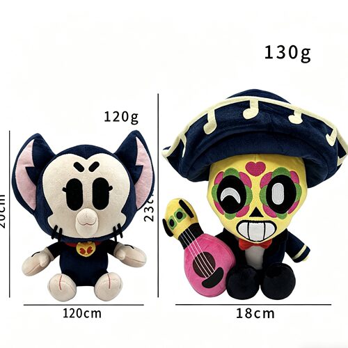 Brawl Stars Plush荒野乱斗动漫游戏周边毛绒玩具波克凯特玩偶礼
