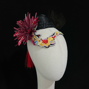 饰良人古典舞蹈剧目忆红妆刘怡萱同款 演出表演艺考头饰扇子舞演出