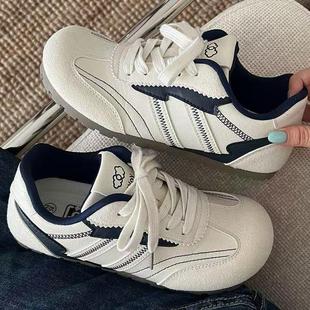 秋季 202年款 鞋 子新闲板鞋 校5园风女百搭小白鞋 小休众德训鞋 款