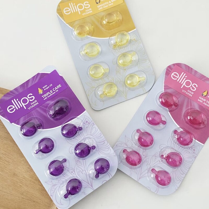 真的好用！印尼ellips意立诗护发精油胶囊修护干枯毛躁免洗旅行装,美发护发/假发,护发精油,淘宝优惠券,粉丝福利购,淘宝优惠卷