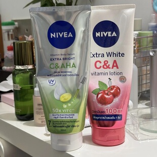 保税！真的很好闻呀！泰国妮维雅维他命身体乳青提樱桃清爽葆湿