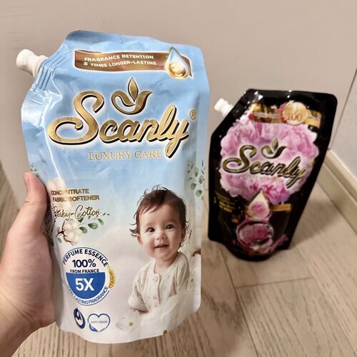 好爱木棉香！越南Scanly绣莉衣物柔顺剂奶香持久留香5倍浓缩精华
