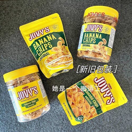 新日期菲律宾jovy's干香蕉片干