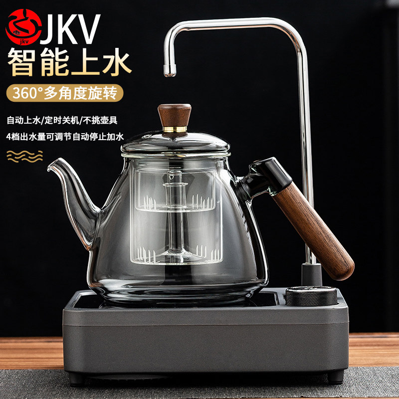 玻璃蒸煮茶壶自动上水电陶炉煮茶器家用新款电磁炉烧水养生炉茶具