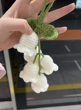 小红书同款手工DIY编织铃兰花挂