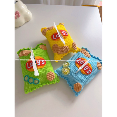 阳编织屋diy手工薯片纸巾