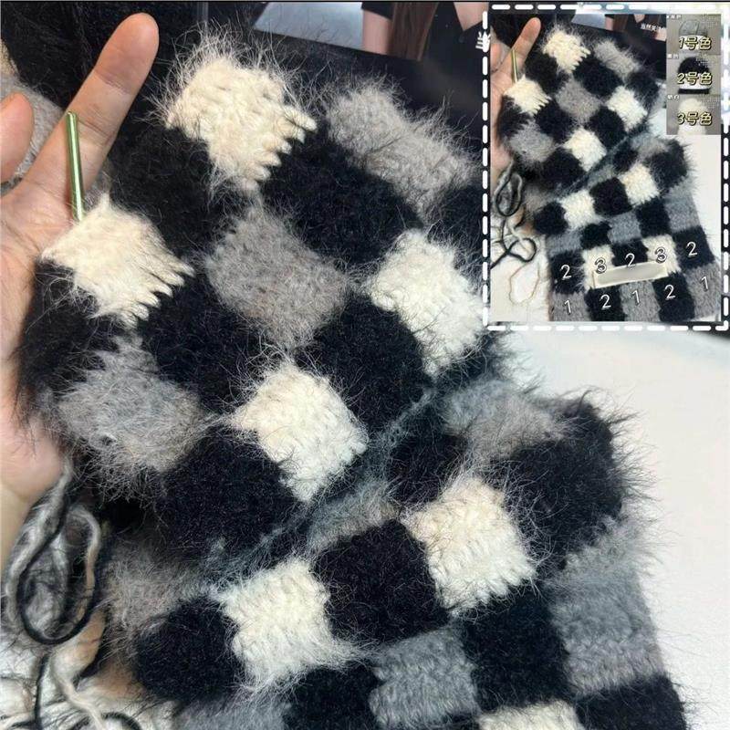 手工自制钩针编织46羊毛A