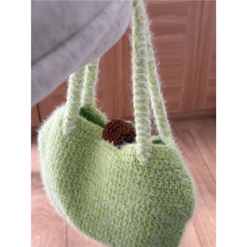 青苹果包diy毛线手工编织