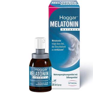 STADA德国Hoggar褪黑素西番莲维生素B6安眠口服喷雾时差睡眠质量