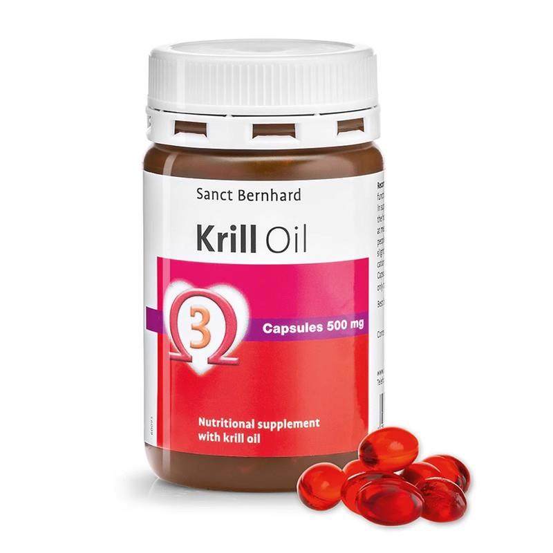现货 德国Sanct 深海磷虾油软胶囊中老年护心脑 DHA 欧米伽Omega3