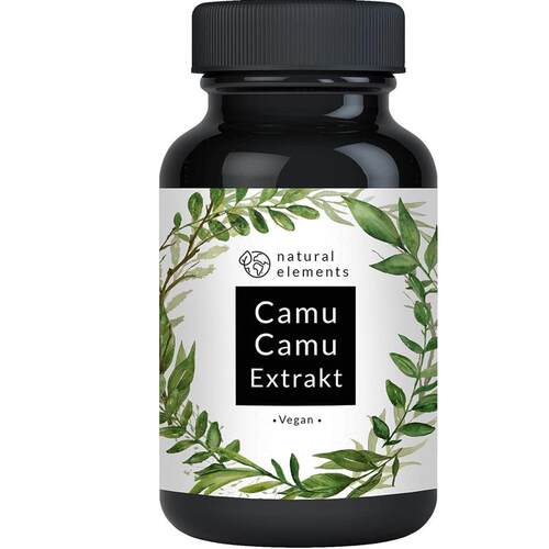 德国Camu卡姆果粉胶囊180粒天然维生素c去黄黑亮白肤色含量500mg