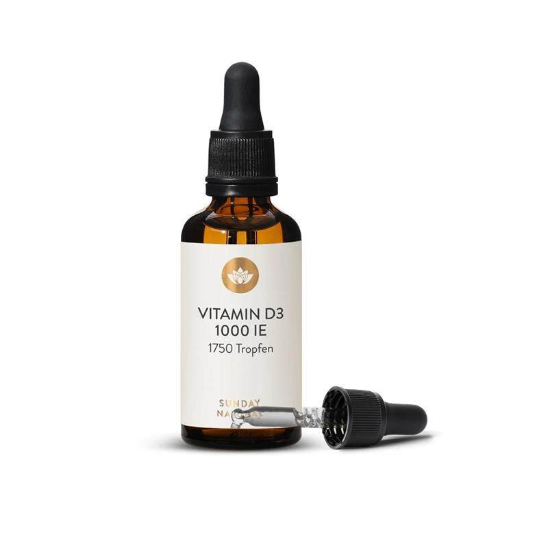 德国Vitamin D3婴幼儿童1.000IE维生素D3滴剂VD补钙1750滴&asymp;5年量