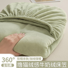 【带运费险】牛奶绒加绒床笠一个价