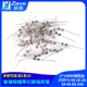 10MM保险丝250V 0.5A 玻璃铜帽带引脚保险管3 10A