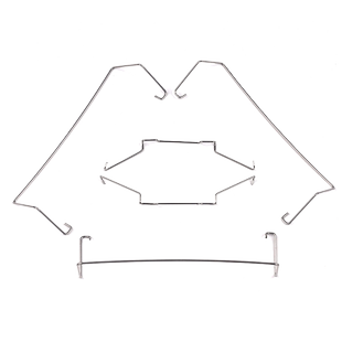 台式机电脑DIY 2/3/4铜管CPU散热器卡簧 扣具卡扣9cm风扇挂钩线扣