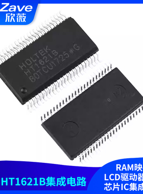 全新 贴片HT1621B SSOP-48 RAM映射 LCD驱动器液晶芯片IC集成电路