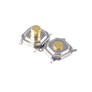 4*4铜头贴片轻触开关4脚微动按键5.2小型薄膜按钮1.5/1.7/2/3-9mm