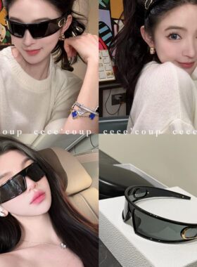 26FW发箍墨镜显脸小太阳镜女