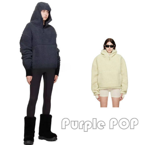 POP买手店Entire Studios24秋冬男女同款半拉链套头连帽衫
