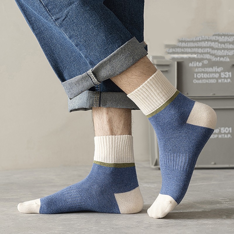 诸暨袜子男士短袜棉袜中筒