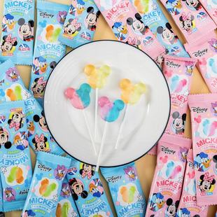 迪士尼幻彩棒棒糖结婚婚庆散称喜糖批发儿童解馋休闲小零食棒棒糖