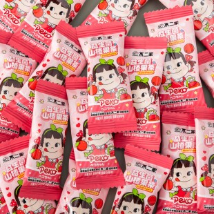 不二家益生菌山楂果条结婚婚庆喜糖婚宴招待糖果生日满月伴手零食