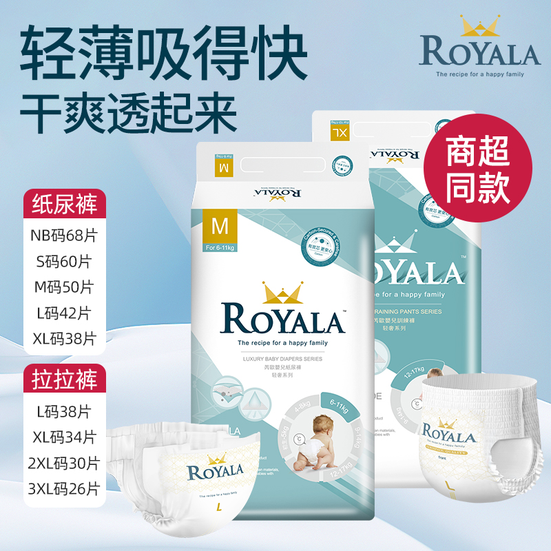 芮欧新生婴儿透气轻薄尿不湿