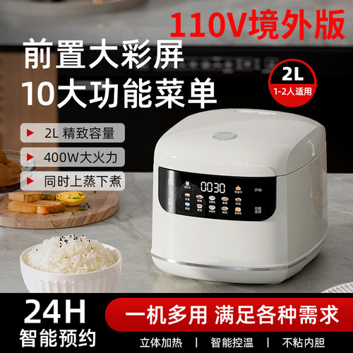 出口台湾香港2L迷你电饭煲110v美