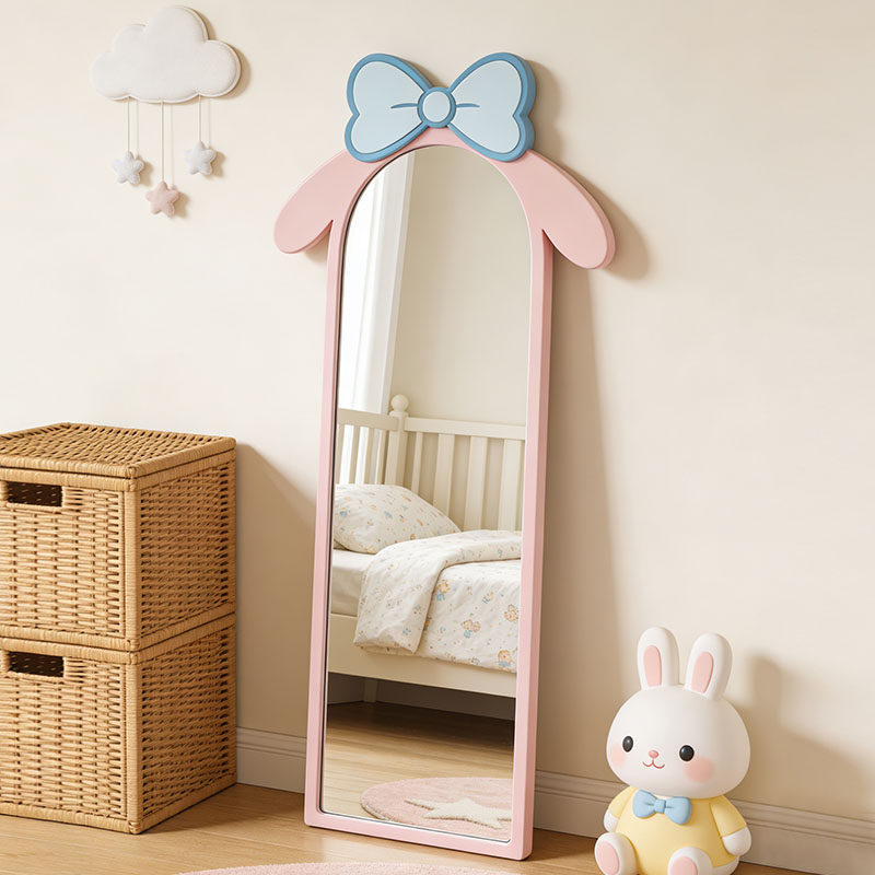 创意可爱美乐蒂全身镜少女卧室高清试衣镜儿童房简约可爱装饰镜子,住宅家具,穿衣镜,淘宝优惠券,粉丝福利购,淘宝优惠卷