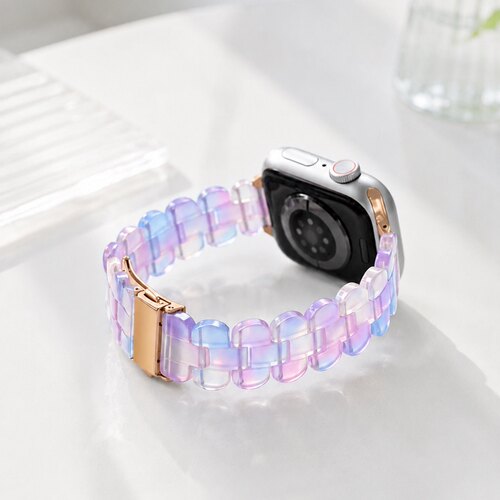 适用iWatch椭圆树脂小蛮腰细表带