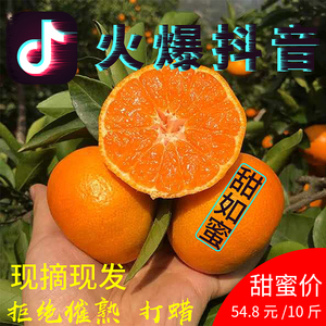 江西易家河蜜橘桔子新鲜甜水果10斤包邮九江永修西海无核薄皮涌泉