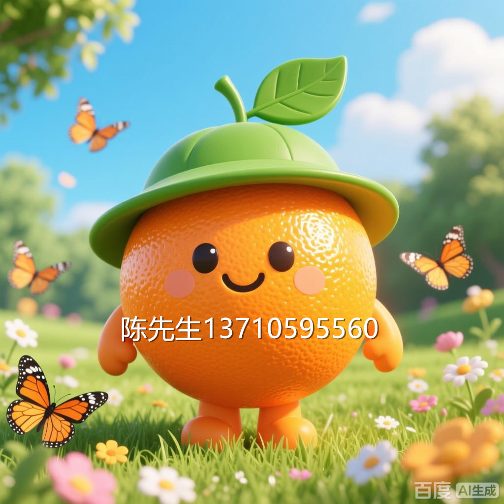 文旅IP美陈定制巨型橙子卡通公仔雕塑玻璃钢橘子娃娃柚子人物雕像