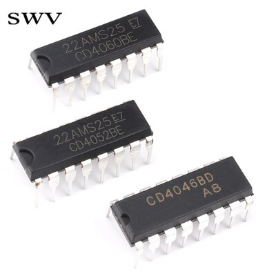 CD4044 4046 4049 4050 4051 4052 4053 4060BE芯片直插贴片IC