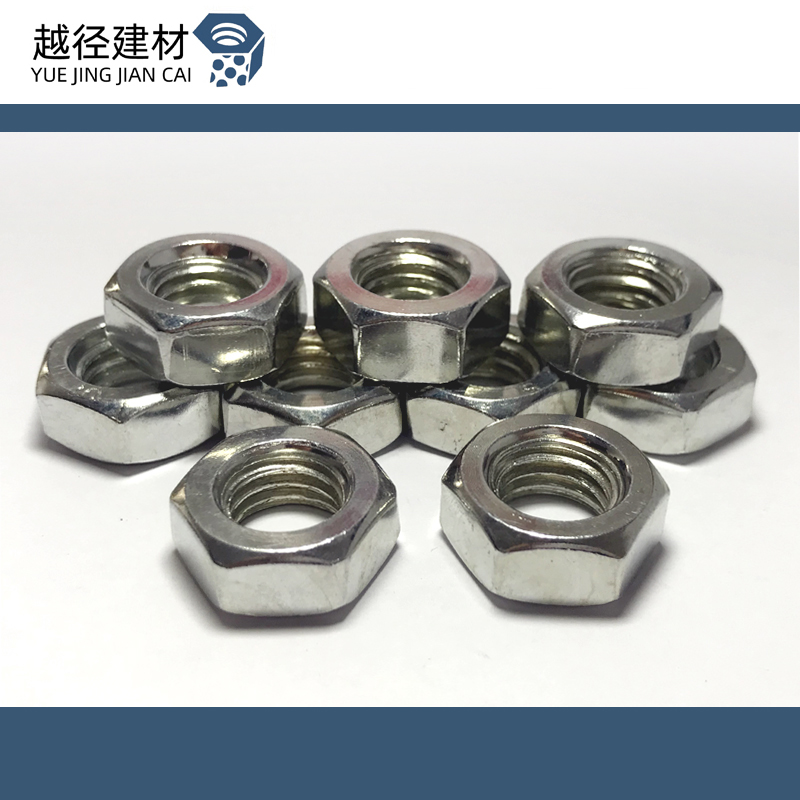 镀锌4.8级外六角螺母螺丝p帽螺帽 M3M4M5M6M8M10M12M14M33