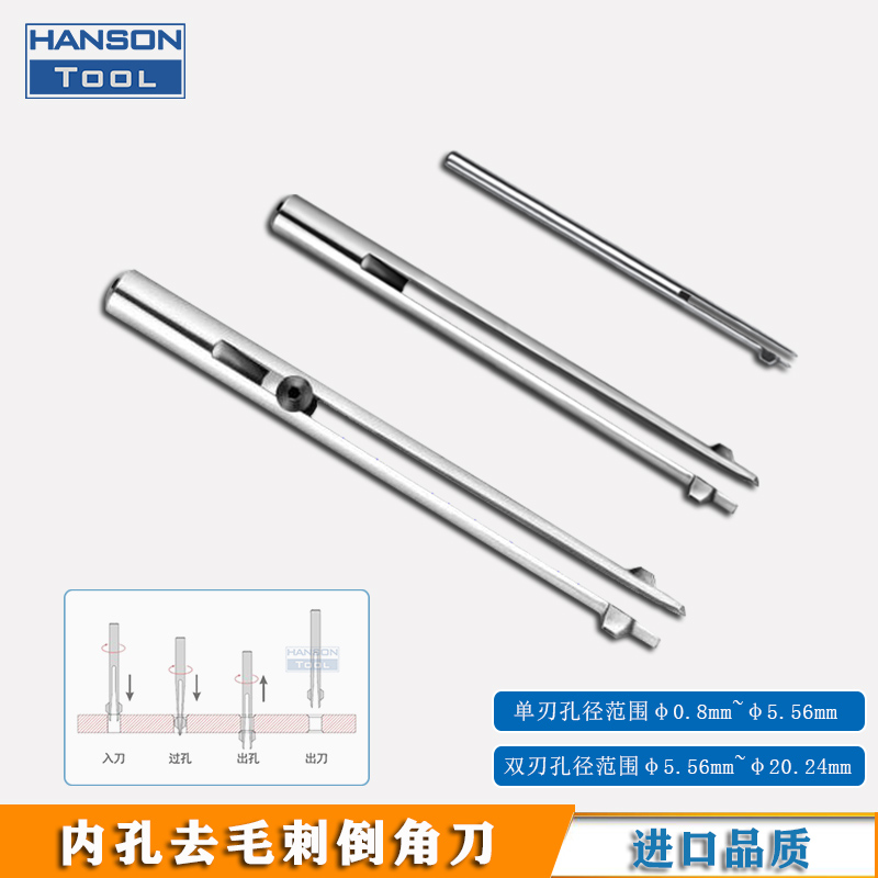 孔口正反面去毛刺工具反倒角刮刀 内孔去毛刺倒角修边器去披锋