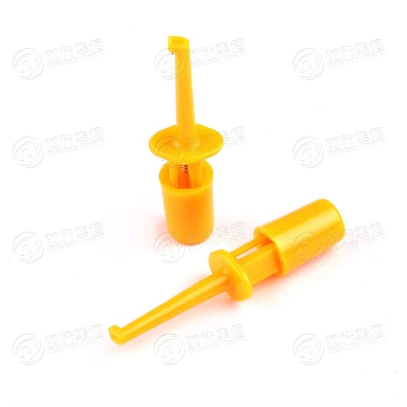 小号勾式测试夹测试勾测试钩红黄绿蓝黑色单片机51/STM32通用