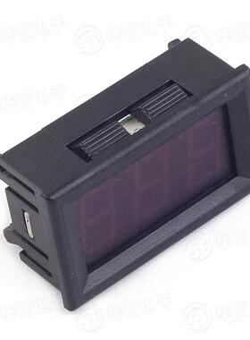 带反接保护!3.50-30V两线数显/数字电压表头 精确到10mv 蓝色