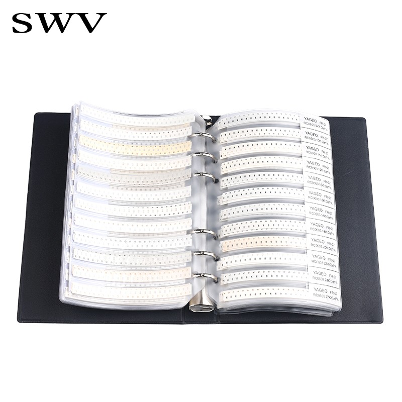 贴片电阻/电容本0402 0603 0805 1206电容电阻包元件样品册样品本