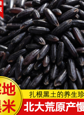 优质黑米新货500g新米无染色煮粥
