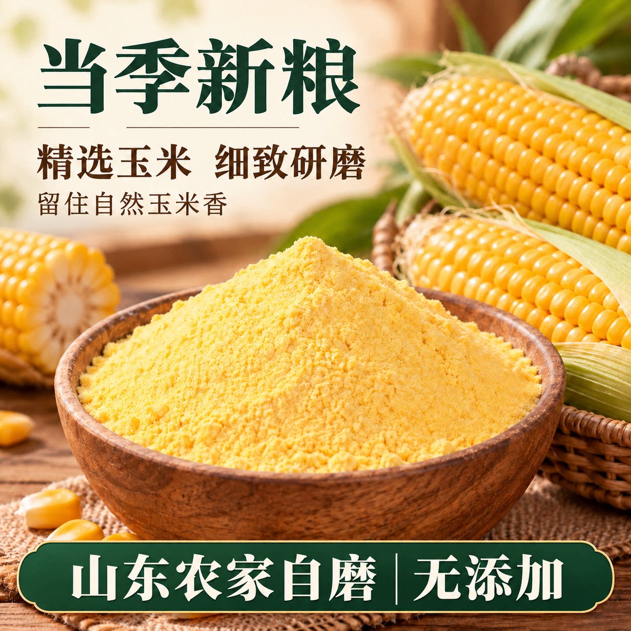 山东玉米面粉新货棒子面杂粮粗粮